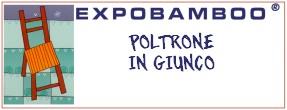 expobamboo, poltrone in giunco